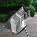 Telescope Cover Outdoor Sun Protective Dust-Proof Astronomical Telescope Cover with Adjustable Drawstring - Silver（420D 100*75cm）