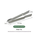 2pcs Tea Bag Squeezer Stainless Steel Teabag Tong Strainer Holder Tea Bag Spoon Tea Bag Tongs Strainer Grip Tea Bag Strainer for Loose Black Tea Gripping Ice Cube, Sugar