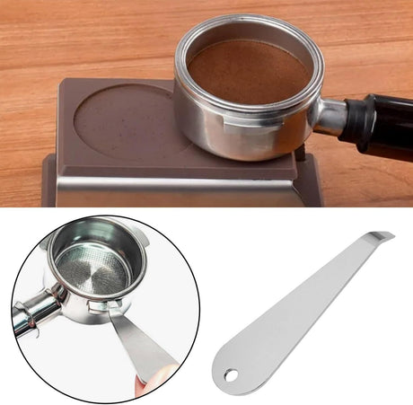 2pcs Coffee  Basket Removal Tool 304 Stainless Steel Coffee Powder Cup Disassembly Tool Compatible with Most Coffee Handle