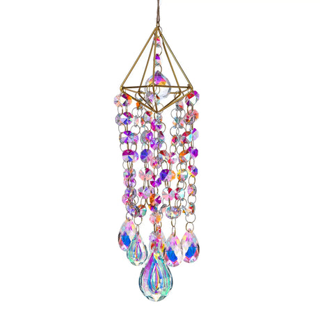 Rainbow Manufacturing for Window Hanging, Rainbow Maker   Indoor Window Glass Wind Chimes Home Garden Decor, Purple