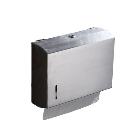 Paper Towel Dispenser Wall Mount - Large Capacity Stainless Steel Tissue Holder, Suitable for Bathrooms and Public Places, 304 sandblasted