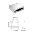 Paper Towel Dispenser Wall Mount - Large Capacity Stainless Steel Tissue Holder, Suitable for Bathrooms and Public Places, 304 sandblasted