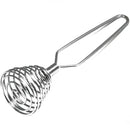 2pcs Mini French Spring Whisk, Silver Stainless Steel Spring Coil Whisk, Hand Eggbeater Egg Mixer Whisk Blender Stirring Beater