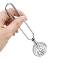 2pcs Mini French Spring Whisk, Silver Stainless Steel Spring Coil Whisk, Hand Eggbeater Egg Mixer Whisk Blender Stirring Beater