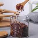 Condiment Containers with lids 3 pack Seasoning Box Condiment Pots Jars with Spoons Container for Spice Salt Sugar Cruet
