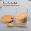 Condiment Containers with lids 3 pack Seasoning Box Condiment Pots Jars with Spoons Container for Spice Salt Sugar Cruet