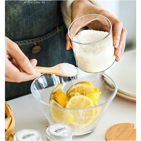 Condiment Containers with lids 3 pack Seasoning Box Condiment Pots Jars with Spoons Container for Spice Salt Sugar Cruet