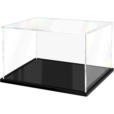 Acrylic Display Boxes for Collectibles Assemble Clear Acrylic Box Dustproof Protection Glass Case for Display Action Lego Figures Doll (10*10*10 cm)