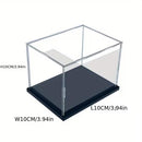 Acrylic Display Boxes for Collectibles Assemble Clear Acrylic Box Dustproof Protection Glass Case for Display Action Lego Figures Doll (10*10*10 cm)