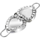 Heart-shaped Steel Handle 304 Stainless Steel Dumpling Mold Easy to Use Perfect Dumpling Tool