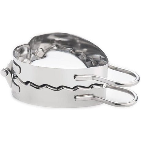 Heart-shaped Steel Handle 304 Stainless Steel Dumpling Mold Easy to Use Perfect Dumpling Tool