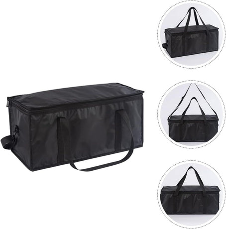 Cooler Bag Insulated Picnic Carrier Oxford Food Storage Tote for Camping Beach and Work Portable Lunch Bag