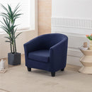 2-piece chair cover, telescopic chair cover, soft armrest chair cover, detachable furniture protector, living room armrest chair cover, navy blue