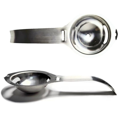 2pcs Egg separators, egg white and yolk separator, stainless steel, health and safety, separator, kitchen gadgets,egg separator for raw eggs（304 Stainless Steel ）