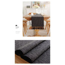 Tassel Table Runner, Linen Blend Rustic Farmhouse Style Kitchen Table Decoration Holiday Wedding Party Dinning Decor 33*143cm Black