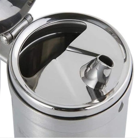 Stainless Steel Olive Oil Dispenser Bottle, Leak-Proof Cooking Oil Can, Drip Free Kitchen Dispenser Pot, Syrup Jar keeper, Storage Container with Lid, Easy to Fill and Clean (500ml)