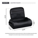 Minimalist Travel Toiletry Organizer Dopp Kit Water-resistant Shaving Bag for Toiletries Accessories, Door Room Essentials, Ideal Chrismas Gifts For Men（Black）