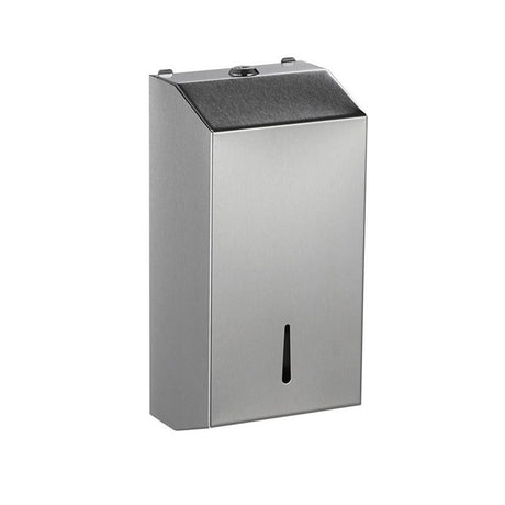 Paper Towel Dispenser - 304 Grade Stainless Steel, Wall Mounted, High Capacity Dispenser for Commercial Bathrooms, Restrooms