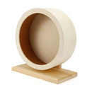 Small Pets Exercise Wheel Hamster Wooden Mute Running Spinner Wheel Play Toy for Rat Gerbil Mice Chinchillas Hedgehogs Guinea Pigs （Small 15*8.5*17CM)