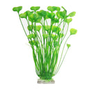Plastic Fish Tank Plants, 2 Pack Artificial Tall Aquarium Plants for Fish Tank Decor,Fish tank landscaping decoration with aquatic plants  (Green)