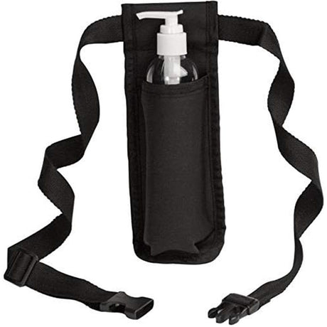 Essential oil bottle sorting bottle storage bag Aromatherapy liquid shower gel bag Massage technician tool waist bag（Black single tube）