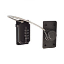 2pcs Anti-Pinch Hand Baby Safety Lock Adjustable No Drilling Cabinet Lock Child Protection Window Digital Password Lock for Home(Black)