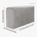 2Pcs Stretch Fabric Armrest Covers Anti-Slip  Recliner Armchair Couch Armrest Protector Furniture Protector Armchair light gray