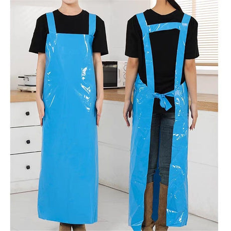 Heavy Duty Aprons, Anti-Corrosion Rubber Apron, Project Industrial Chemical Resistant Work Safe Clothes, Butcher, Dishwashing, Lab Work, Dog Grooming,Blue