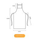 Heavy Duty Aprons, Anti-Corrosion Rubber Apron, Project Industrial Chemical Resistant Work Safe Clothes, Butcher, Dishwashing, Lab Work, Dog Grooming,Blue