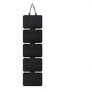 Enamel Lapel Pin Display Panels Organizer with 5 Loose-Leaf Board Pieces, Hanging Brooch Pin Organizer, (Pins Not Included) (Black)