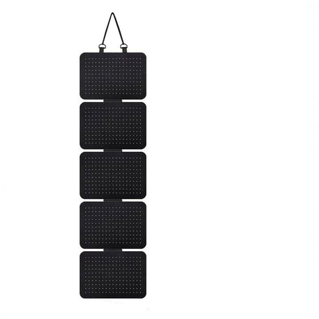 Enamel Lapel Pin Display Panels Organizer with 5 Loose-Leaf Board Pieces, Hanging Brooch Pin Organizer, (Pins Not Included) (Black)