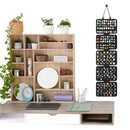 Enamel Lapel Pin Display Panels Organizer with 5 Loose-Leaf Board Pieces, Hanging Brooch Pin Organizer, (Pins Not Included) (Black)