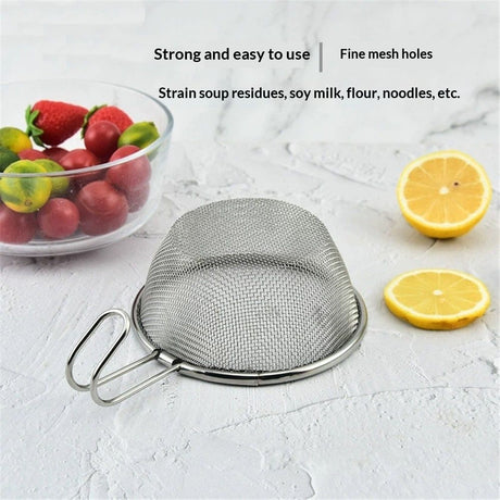 304 stainless steel filter screen, tea residue filter screen, flour and mung bean filter screen, outdoor snow bowl filter screen