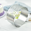 Cake Leveler Slicer, Adjustable Round Cake Rings, Cake cutter  Stainless Steel Cake Slicing Accessories, 6 inch