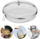 304 stainless steel air fryer accessories, drying grill, detachable dehydration rack, multifunctional drying mesh screen