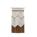 Hanging Tapestry Hand Woven Tapestries Boho Wall Art Decor Home Wall Decor Wall , Brown（40*70cm）