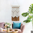 Hanging Tapestry Hand Woven Tapestries Boho Wall Art Decor Home Wall Decor Wall , Brown（40*70cm）