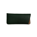 2pcs Women's Eyeglass Case Leather Soft Holder Pocket Cases Slim Travel Pouch for Sunglasses Eyeglasses Readers（black）