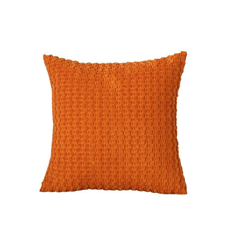Throw Pillow Covers 18*18Set of 2 Fall Pillow Covers, Decorative Throw Pillows for Couch, Bed, and Home Decor（tangerine orange）