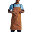 Professional Chef Apron with Pockets - Kitchen Apron for Men - Grilling Apron - Chef Aprons for Men - Apron for Women -  Cotton Canvas Fabric（light brown）
