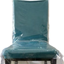 2 Pack Plastic Chair Covers, Clear Dining Room Chairs Cover Set, Transparent Waterproof Seat Protector from Cat Scratch, Dust, Spill