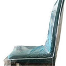 2 Pack Plastic Chair Covers, Clear Dining Room Chairs Cover Set, Transparent Waterproof Seat Protector from Cat Scratch, Dust, Spill