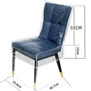2 Pack Plastic Chair Covers, Clear Dining Room Chairs Cover Set, Transparent Waterproof Seat Protector from Cat Scratch, Dust, Spill
