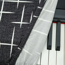 Piano Dust Cover Weighted Keyboard Small Keyboard Piano Covers Waterproof Locking Clasp Keep It From Dust and Dirt （Medium size piano case）