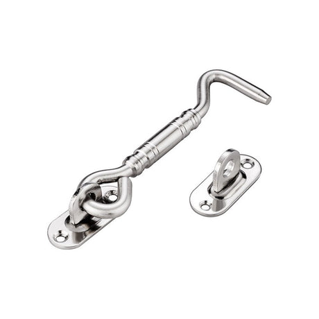 4-inch window windproof artifact, solid door bolt, latch, door buckle, stainless steel sliding door and window windproof hook fastener 2pcs