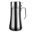 Olive Oil Dispenser, 500ML Stainless Steel Bottle with Lid, Leak Proof, Salad Dressing Storage, Cooking & BBQ