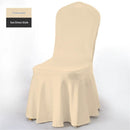2pcs Chair Covers Stretch Skirt, Durable Washable Universal Chair Slipcover, Super Fit  Chair Seat Protector Cover for Hotel, Ceremony, Home(Champagne)