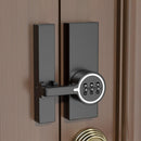 Black (Luminous) 180 Degree Barn Door Lock,3 Digit Password Keyless,Mechanical Password Lock,Flip Latch with Combination,for Barn Door,