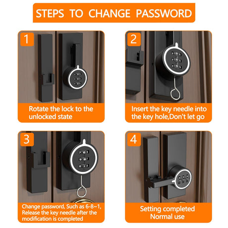 Black (Luminous) 180 Degree Barn Door Lock,3 Digit Password Keyless,Mechanical Password Lock,Flip Latch with Combination,for Barn Door,
