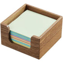 Acacia Wood Sticky Note Holder, Post It Note Dispenser for Office Desk Accessories, Self Stick Note Pad Holder, Memo Pad Holder Dispenser Organizer for School Office Desk Supplies